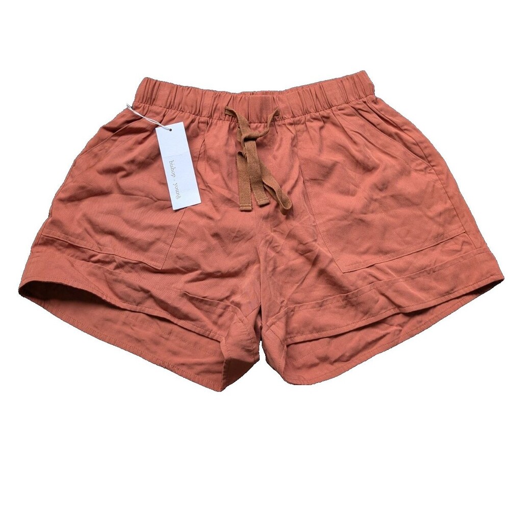 Anthropologie Bishop + Young Santa Barbara Short High Rise Elastic Waist Small